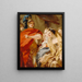 Las mujeres de Darío invocando la clemencia de Alejandro - Giovanni Domenico Tiepolo — cuadro enmarcado en la pared