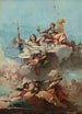 Triunfo de la Virtud - Giovanni Domenico Tiepolo — vista de la obra