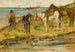 Landscape with Horses - Giovanni Fattori — artwork view