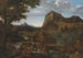 Un paisaje fluvial rocoso con pescadores - Giovanni Francesco Grimaldi — vista de la obra