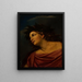 Apollon llevando una corona de laurel - Giovanni Francesco Romanelli — cuadro enmarcado en la pared