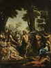 Saturne et les muses - Giovanni Francesco Romanelli — artwork view