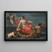 El Triunfo de Galatea - Giovanni Francesco Romanelli — cuadro enmarcado en la pared