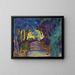 Forest Path Painting - Giovanni Giacometti — framed artwork on a wall