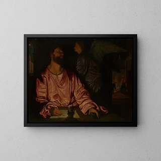 Giovanni Girolamo Savoldo - Saint Matthew and the Angel.webp