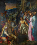 La resurrección de Lázaro - Giovanni Girolamo Muziano — vista de la obra