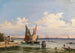 Vista panorámica de la laguna con la isla de Sant'Elena y el Lido en el fondo - Giovanni Grubacs — vista de la obra