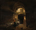 L'aqueduc romain Aqua Vergine dans la cour du n° 12 de la via del Nazareno - Giovanni Lazzarini — artwork view
