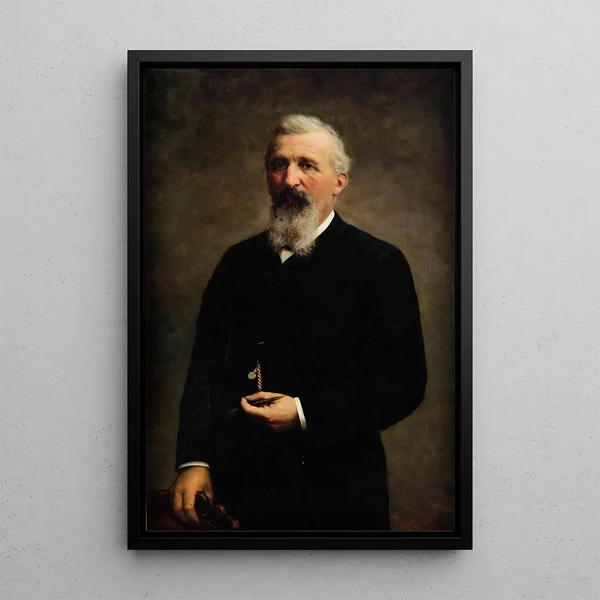 Retrato de un hombre - Giovanni Maria Rastellini — cuadro enmarcado en la pared