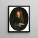 Retrato de un caballero - Giovanni Maria delle Piane — cuadro enmarcado en la pared