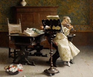 El violinista - Giovanni Paolo Bedini — vista de la obra