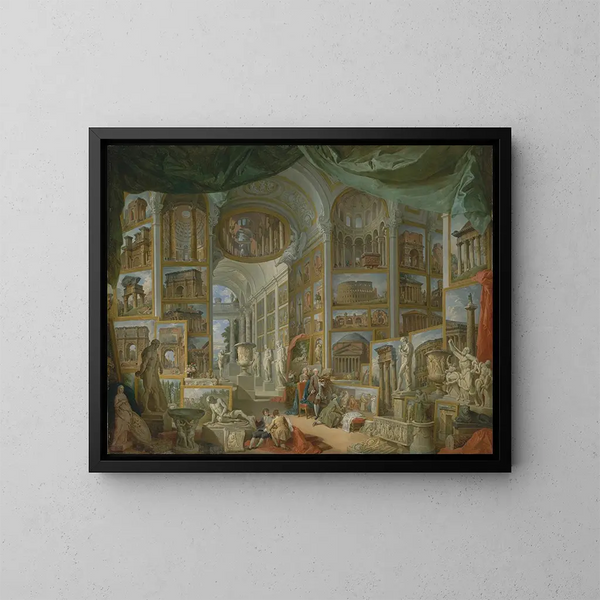 Rome antique - Giovanni Paolo Panini — framed artwork on a wall