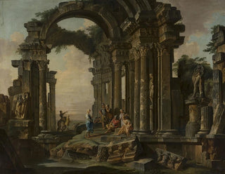 Ruinas romanas - Giovanni Paolo Panini — vista de la obra