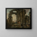 Ruinas romanas - Giovanni Paolo Panini — cuadro enmarcado en la pared