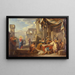 La Vocation de Saint Matthieu - Giovanni Paolo Panini — cuadro enmarcado en la pared