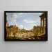 Vista del Foro Romano - Giovanni Paolo Panini — cuadro enmarcado en la pared