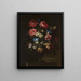 Naturaleza muerta con flores - Giovanni Paolo Spadino — cuadro enmarcado en la pared