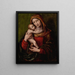 Virgen con Niño - Giovanni Pietro Rizzi Pedrini — cuadro enmarcado en la pared