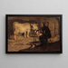 Spinning - Giovanni Segantini — framed artwork on a wall