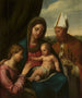 Matrimonio místico de Santa Catalina - Giovanni da Udine — vista de la obra