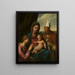 Matrimonio místico de Santa Catalina - Giovanni da Udine — cuadro enmarcado en la pared