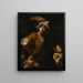 de David con la cabeza de Goliat - Girolamo Buratti — cuadro enmarcado en la pared