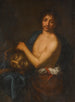 de David con la cabeza de Goliat - Girolamo Forabosco — vista de la obra