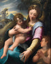 The Virgin and Child with the Little Saint John the Baptist - Girolamo Macchietti — artwork view