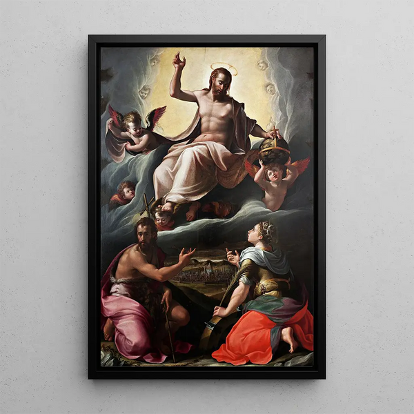 Pala Lioni - Girolamo Macchietti — cuadro enmarcado en la pared