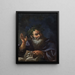 Homère - Girolamo Troppa — cuadro enmarcado en la pared