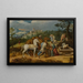 Rebecca en el pozo - Girolamo da Treviso — cuadro enmarcado en la pared