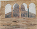 Vista de Jerusalén con la mezquita de Omar y la cúpula de la Roca - Giulio Aristide Sartorio — vista de la obra