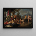Bacchanale - Giulio Carpioni — cuadro enmarcado en la pared