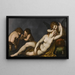 Venus y Cupidos - Giulio Cesare Procaccini — cuadro enmarcado en la pared