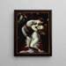 the Virgin and Child with angels - Giulio Cesare Procaccini — framed artwork on a wall