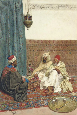 Giulio Rosati - A Game of Tavli.webp