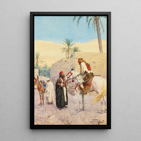 Well-Chosen Words - Giulio Rosati — framed artwork on a wall