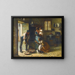 El Pescadero - Giuseppe Barison — cuadro enmarcado en la pared