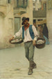 Vendeur de poisson vénitien - Giuseppe Barison — artwork view