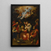 La nacimiento de la Virgen - Giuseppe Bartolomeo Chiari — cuadro enmarcado en la pared