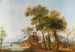 a bucolic river landscape - Giuseppe Bernardino Bison — artwork view