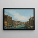 Vista del Gran Canal desde el Palazzo Grimani - Giuseppe Bernardino Bison — cuadro enmarcado en la pared