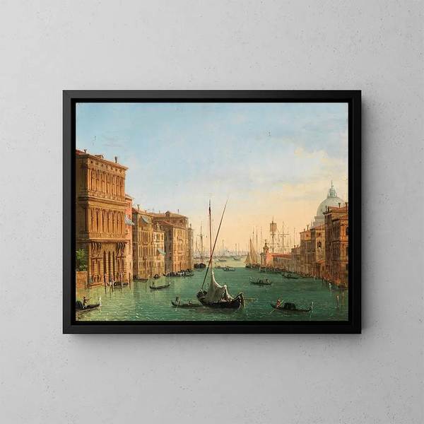 Venecia, el Gran Canal - Giuseppe Borsato — cuadro enmarcado en la pared