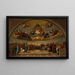 Dispute sur le Très Saint Sacrement - Giuseppe Cades — cuadro enmarcado en la pared