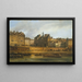 L'Hôtel de Ville y la plaza de Grève vistas desde la Isla de la Cité - Giuseppe Canella — cuadro enmarcado en la pared