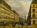 La calle de Castiglione - Giuseppe Canella — vista de la obra