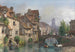 Vista de Rouen - Giuseppe Canella — vista de la obra