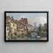 Vista de Rouen - Giuseppe Canella — cuadro enmarcado en la pared