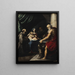Oil painting on copper - Giuseppe Cesari — framed artwork on a wall