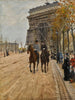 L'Arc de Triomphe París - Giuseppe De Nittis — vista de la obra